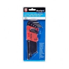 BS Ball End Hexagon Key Set of 13 Metric (1.27-10mm