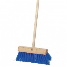 Blue Poly Scavenger Broom 13