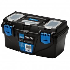 Plastic Toolbox with Tote Tray 16