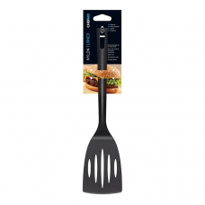 Chef Aid Nylon Slotted Turner Black