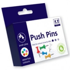 Push Pins Assorted Colours