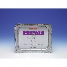 Caroline 2 Large Foil Trays 1014