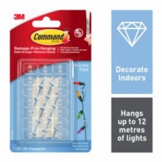 Command Clear Decorating Clips 17026CLR*