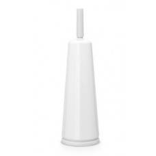 White Toilet Brush and Holder