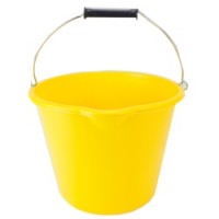 H.Duty Pour & Scoop Bucket 14L Yellow