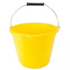 H.Duty Pour & Scoop Bucket 14L Yellow