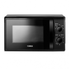 Tower 20L Manual Microwave black