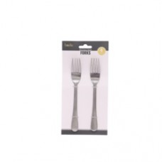 Basiks Stainless Steel Forks 4pk