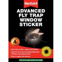 Rentokill Window Fly Trap Stickers 4pk