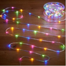 TwoTone Rechargeable String Lights - 100 LEDs - Warm/Multi