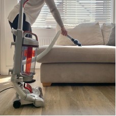 Motion Pet 3L Upright Bagless Vacuum Cleaner Silver/Red