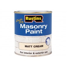 QD Masonry Paint Matt Cream 250ml