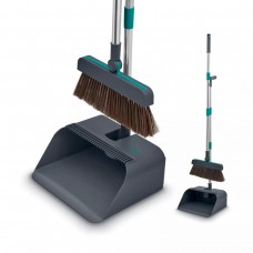 3-in-1 Dust Pan & Brush with Squeegee