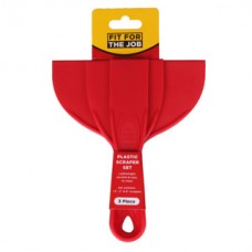 3pc Plastic Scraper Set