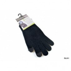 Mens Knitted Gloves Touch Screen One Size