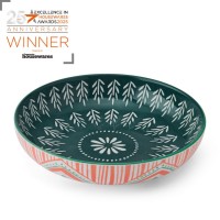Pasta Bowl Mixed Folk 21cm