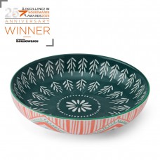 Pasta Bowl Mixed Folk 21cm
