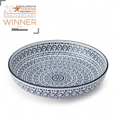 Pasta Bowl Blue Mediterranean 21cm