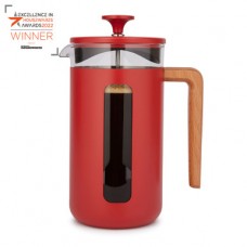 Pisa Cafetiere 8 Cup Red