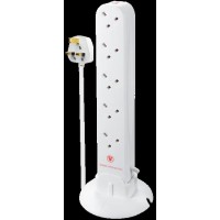 10 Socket Tower / Surge Protected