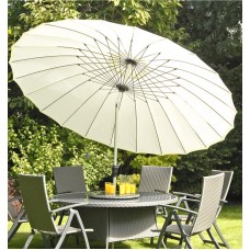 Shanghai 2.7m Parasol - Ecru