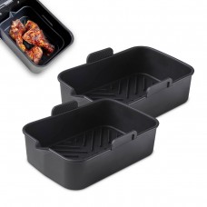 2 x Rectangular Solid Silicone Trays